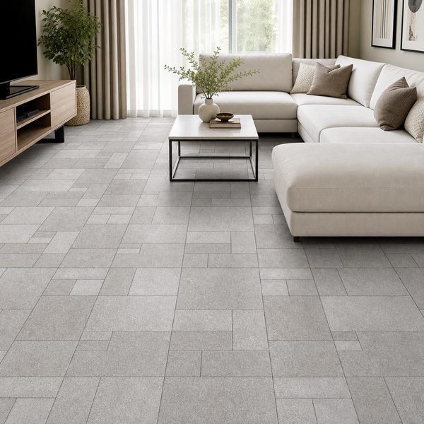 Indoor Floor Tile – 400x400mm Modern Stone Texture Design